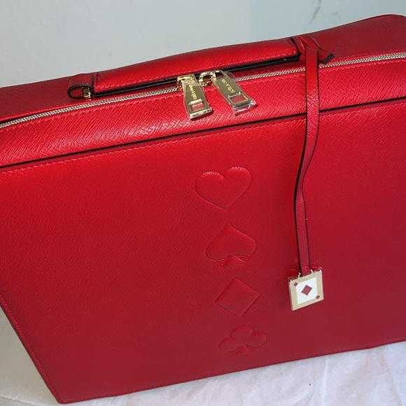 Estee Lauder Red Bag with Zipper - Picture 6 of 10